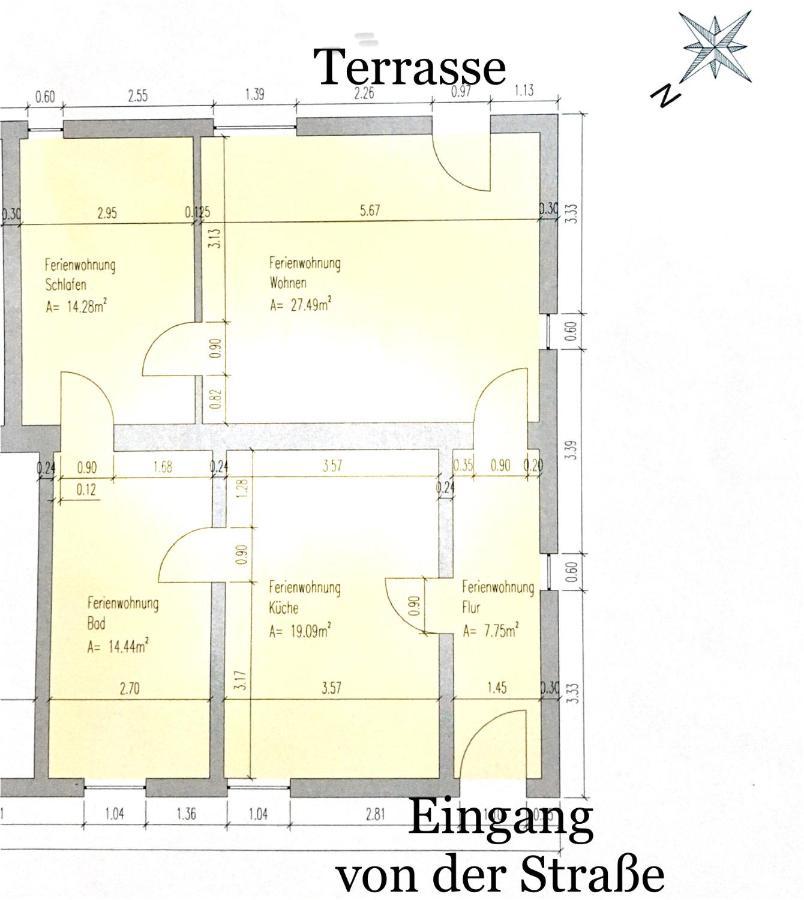 Kontaktlos einchecken in die Villa Irene am Inselsee Muhl Rosin Exterior foto